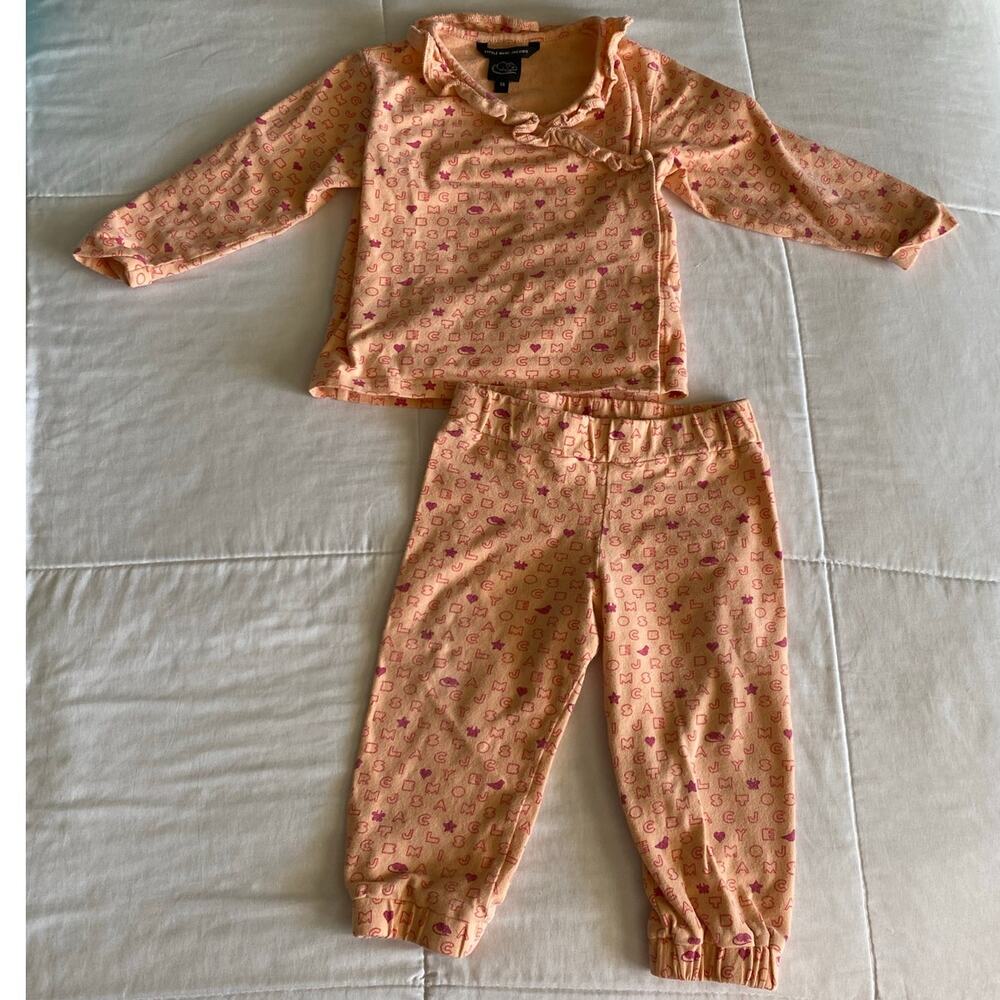 Little Marc Jacobs 2 Piece Lettered Baby Girl Outfit- Size 1A (12-18m) - Picture 9 of 12